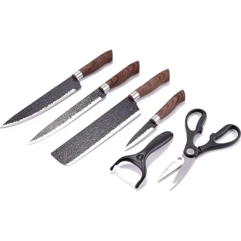 Příbor Sada nerezových nožů Perfect Home (souprava nožů s nůžkami a škrabkou - tip na praktický a užitečný dárek pro milovníka vaření)