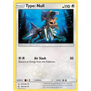 Sběratelská karetní hra Type-Null 183/236 - Cosmic Eclipse Typ karty: Non-Holo