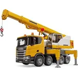 Bruder 03571 Nákladní auto Scania s jeřábem Liebherr