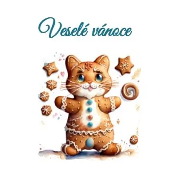 Přáníčko s potiskem Sladký perníček