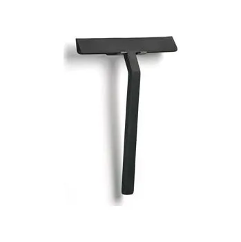 Stěrka na okno Koupelnová stěrka se stojánkem RIM Black, černá - ZONE DENMARK (RIM stěrka se stojánkem, černá - ZONE DENMARK)