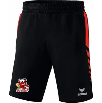 Chlapecké kraťasy HC ČERTI OSTROV KRAŤASY - DĚTSKÉ - Černá, Červená - velikost 152