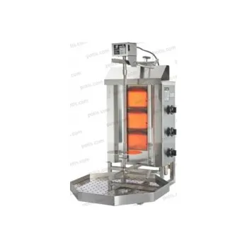 Kuchyňský gril Gril na gyros 15kg plynový G-1/S - kebab gril - POTIS