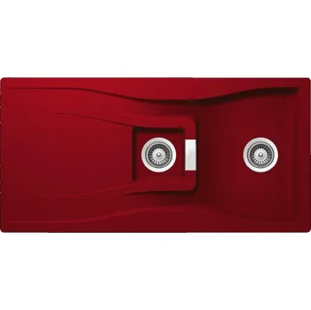Granitový dřez Schock Dřez Waterfall D-150 Rouge horní uložení