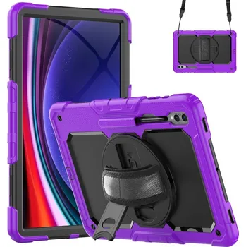 Příslušenství pro tablet VSECHNONAMOBIL 65158 SOLID 360 Obal pro Samsung Galaxy Tab S9 Ultra / Tab S10 Ultra fialový