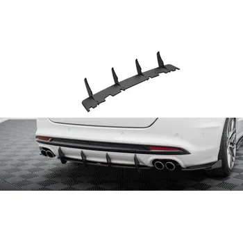Autodíl Spoiler zadního nárazníku Street pro Ford Mondeo Sport Mk5 Facelift / Fusion Sport Mk2 Facelift červený