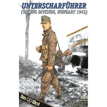Plastikový model Das Werk 1/16 Unterscharführer Divison Wiking Hungary '45