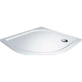 Sprchová vanička LaVilla sprchová vanička AIDA čtvrtkruh 800 x 800 x 30mm R550 bílá BEZ nožiček