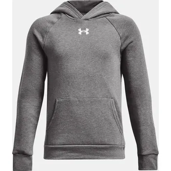 Chlapecká mikina Chlapecká mikina Under Armour UA Rival Fleece Hoodie 1379792-025 Šedá YXL