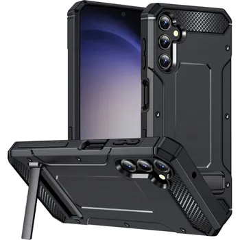 Pouzdro na mobilní telefon Kryt Samsung Galaxy A54 , Techsuit - Hybrid Armor Kickstand, černý