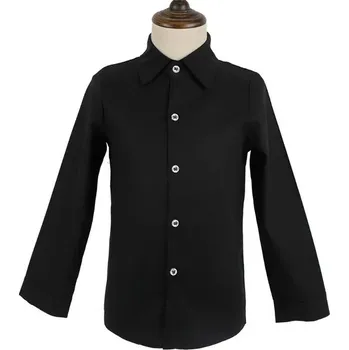 Klučičí elegantní bavlněná košile (1 - 12 let) Barva: Černá, Velikost: 110 (4 roky)