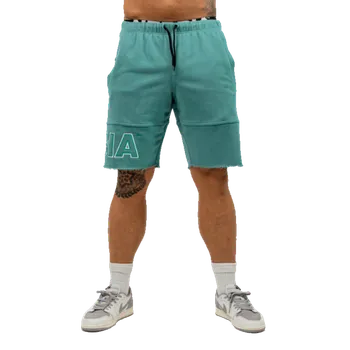 Nebbia Teplákové kraťasy STAGE-READY 713 zelené - L