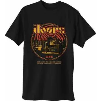Pánské oblečení Merch The Doors: Tričko 68 Retro Circle XXL 2020