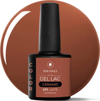 Lak na nehty ENII NAILS Gel lak Ceramic 277 Latte - gelový lak bez HEMA, 10 ml