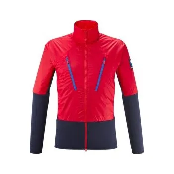 Pánská větrovka Millet TRILOGY ICON HYBR CORE Jacket Men SAPHIR/ROUGE červená XL
