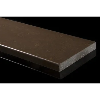 Parapet Parapety z litého mramoru Classic (V) 15 - čokoládová LESK šířka 50mm