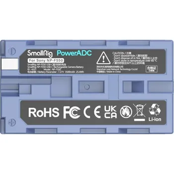 SmallRig 4331 Camera Battery USB-C Rechargable NP-F550