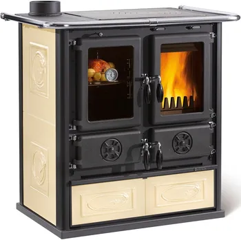 Sporák na tuhá paliva SPORÁK LA NORDICA Rosetta Sinistra BII Barva: Panna