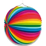 Amscan Papírový lampion 2283 duha 25 cm