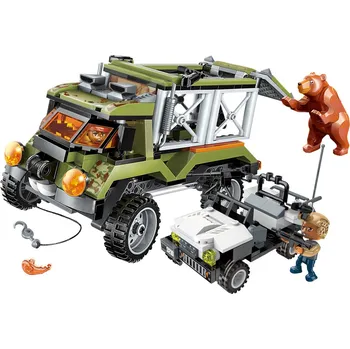 ostatní stavebnice Qman Police Battle Force W1923 Útěk medvěda obrovského