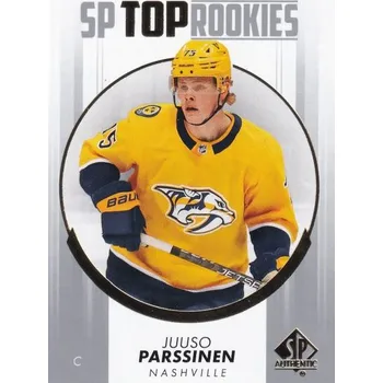 Sběratelská karetní hra insert RC karta JUUSO PARSSINEN 22-23 SP Authentic SP Top Rookies číslo TR-42