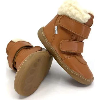 Chlapecká zimní obuv Barefoot zimní Pegres Skinny SBF42 hnědá 30, Vnitřní délka boty: 18,7 cm, Vnitřní šířka boty: 7,0 cm