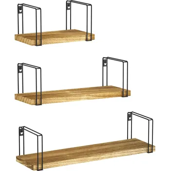 police Sada dřevěných poliček LOFT 322181