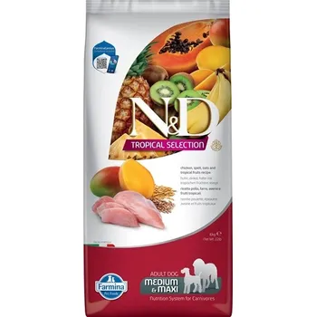 Krmivo pro psa N&D Tropical Selection Dog Adult M/L Chicken 10 kg + Doprava zdarma