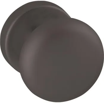 Dveřní kování TI - KOULE - R 589 bez spodní rozety, koule pevná/otočná T - Titan (141)