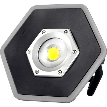 Svítilna LED Aku lampa s technologií COB s dobíjecí Li-Ion baterií a s otočnou nohou pro podepření