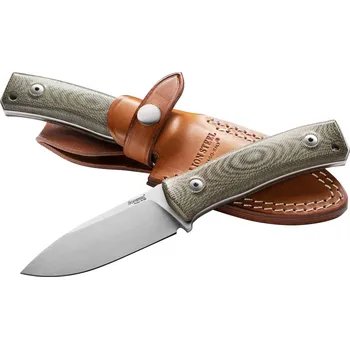 lovecký nůž Nůž LionSTEEL M4 Micarta Canvas - Green