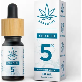Herbalus CBD Olej 5%, 10ml
