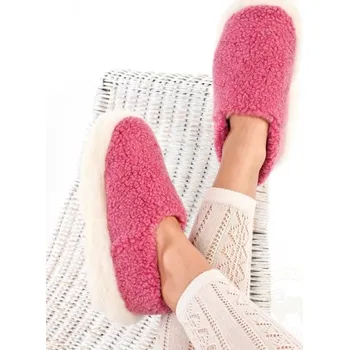 Dámská obuv Dámské bačkory z ovčí vlny růžové, Barevné varianty Růžová, Velikosti 35-36 200-100-00065