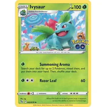 Sběratelská karetní hra Pokémon karta Ivysaur 002/078 - Pokémon Go