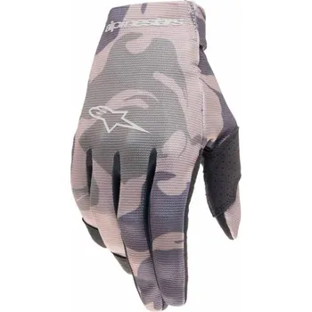 Moto rukavice Rukavice RADAR, ALPINESTARS (zelená camo/hnědá) 2024 XL