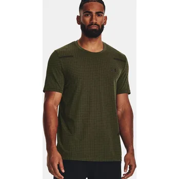Pánské tričko Pánské funkční tričko Under Armour UA Seamless Grid SS-GRN - zelené Velikost: M