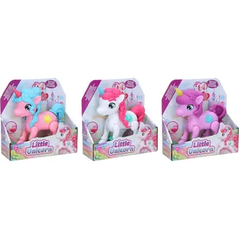 plyšák JEDNOROŽEC se zvukem 18 cm - 3 druhy