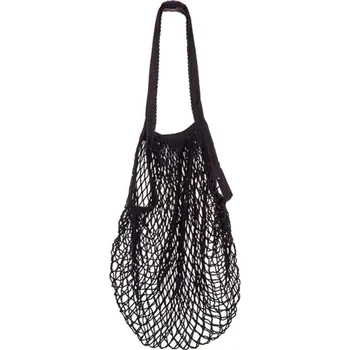 Nákupní taška VETRO PLUS Síťovka s dlouhým uchem Pretty Up - černá, 35 x 35 cm