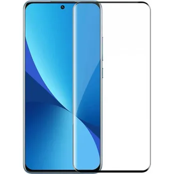 3x Picasee 3D zahnuté ochranné sklo pro Xiaomi 12 - černé - 2+1 zdarma