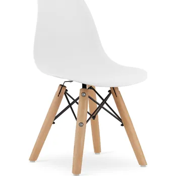 Jídelní židle Dětská designová židle ENZO bílá Počet židlí: 1ks