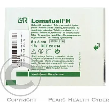 Tyl mastný Lomatuell H sterilní 5x5 cm/1 ks