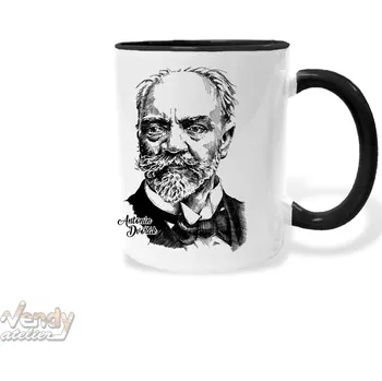 Hrnek - Antonín Dvořák Barva: Černá