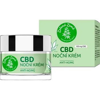 Zelená Země CBD Anti-Aging noční krém 50 ml