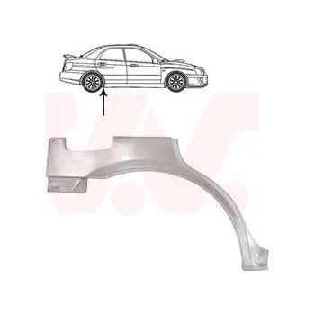 Příslušenství karosérie Boční stěna VAN WEZEL 5132148