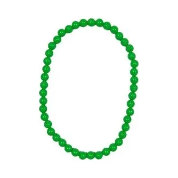 Náhrdelník Retro neonové korále - náhrdelník - 80.léta - disco - zelené