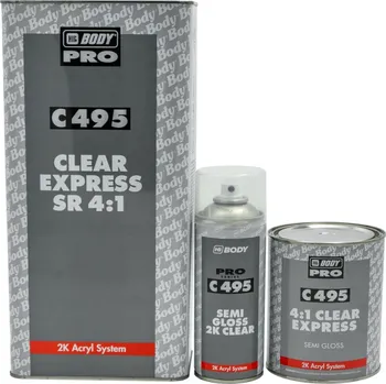 barva a nátěr na dřevo Body 495 Lak express 4:1 MS 625 ml