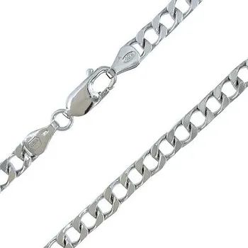 Řetízek Stříbrný řetízek pancr kostkový délka řetízku 45cm