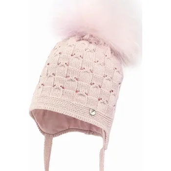 Jamiks dětská čepice CARLOTA I JZG011 - 10 Velikost: 44 Vlna s kašmírem