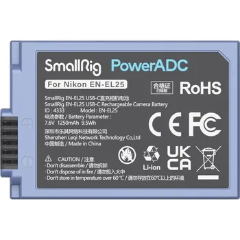SmallRig 4333 Camera Battery USB-C Rechargable EN-EL25