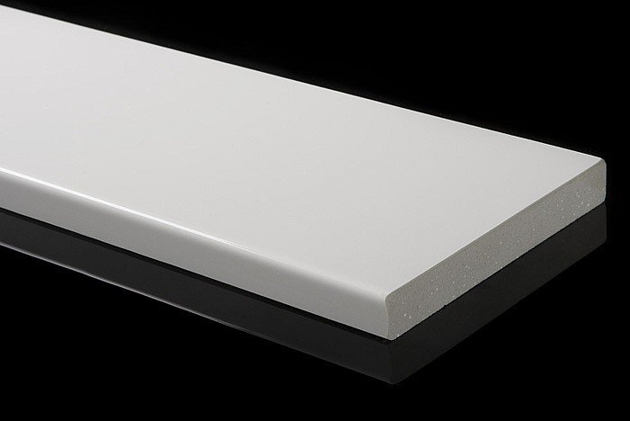 Vnitřní parapet z litého mramoru - bílá LESK šířka 50mm